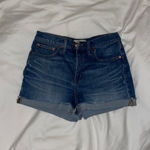Madewell jean shorts